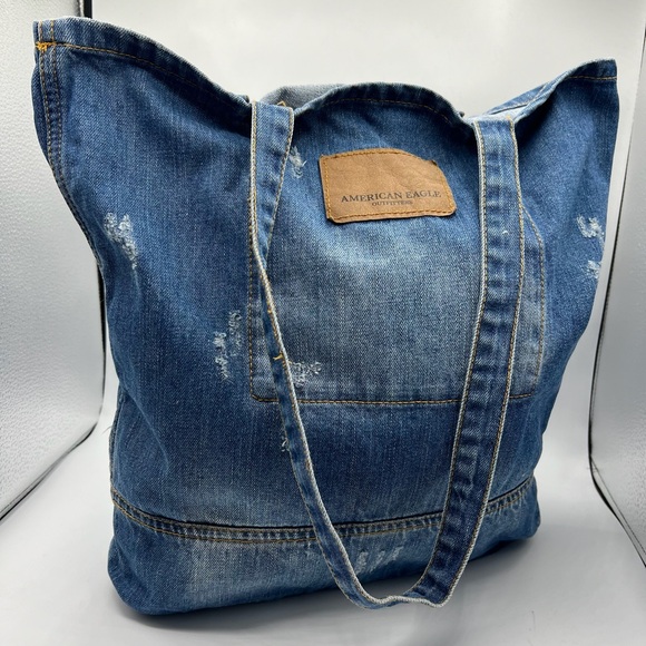 American Eagle Outfitters Blue Denim Tote Bag - Picture 7 of 11